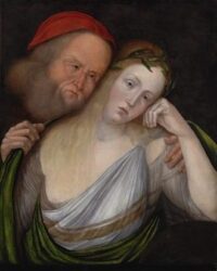 Je n’accepte pas la relation de ma fille de 21 ans La nymphe Agape et son vieux mari Jacopo de Barbari