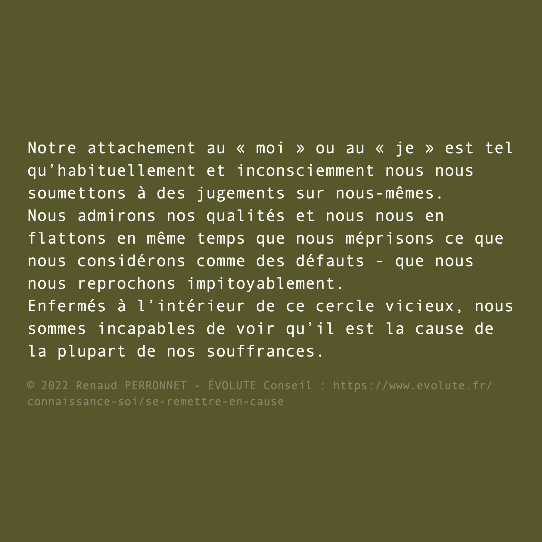 Attachement au moi