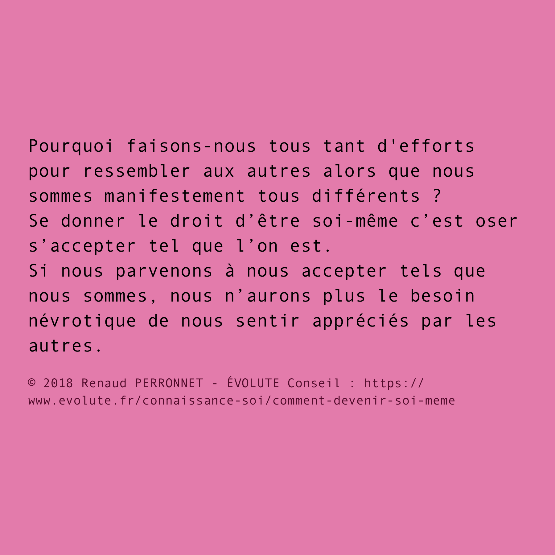 Besoin névrotique ?