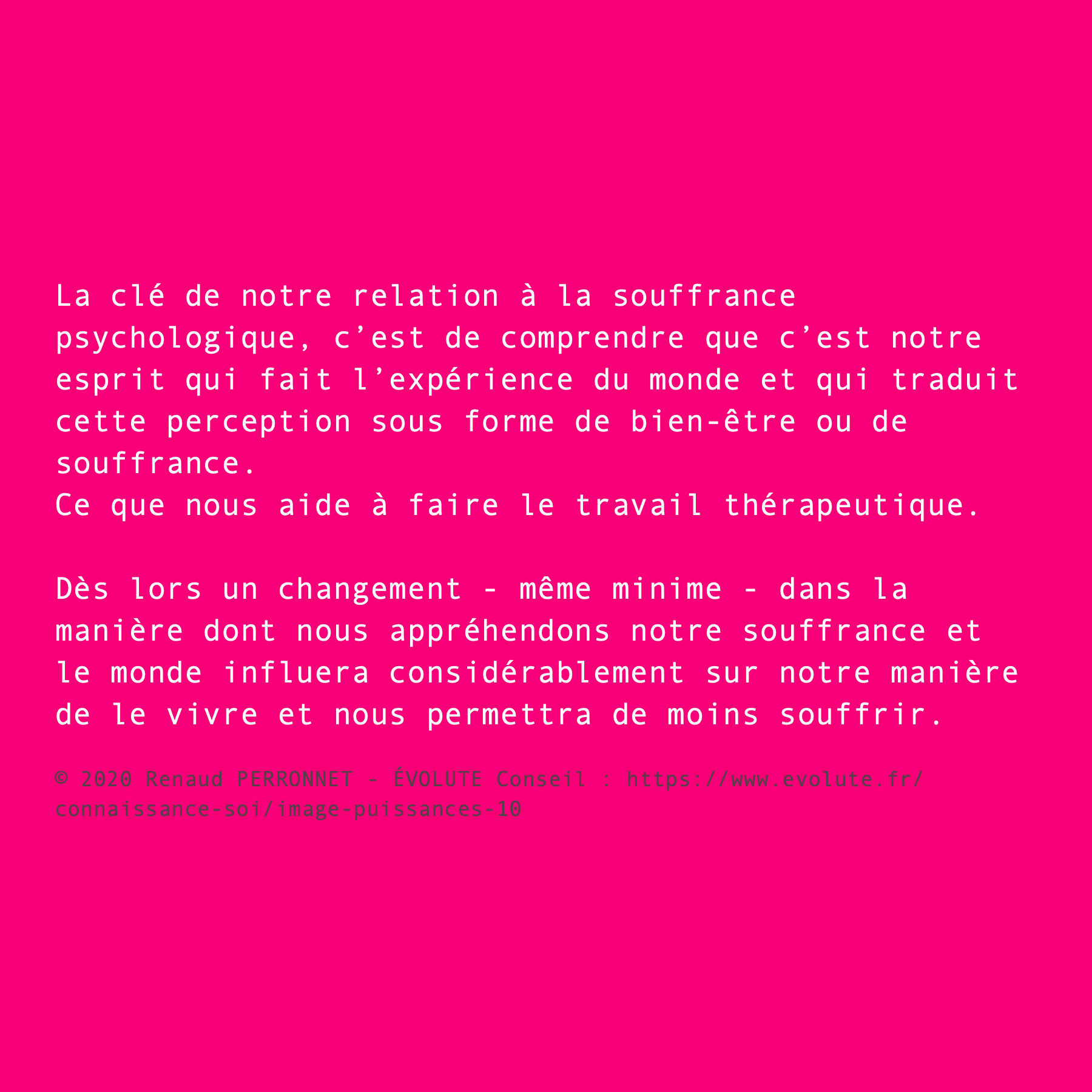 La bonne nouvelle