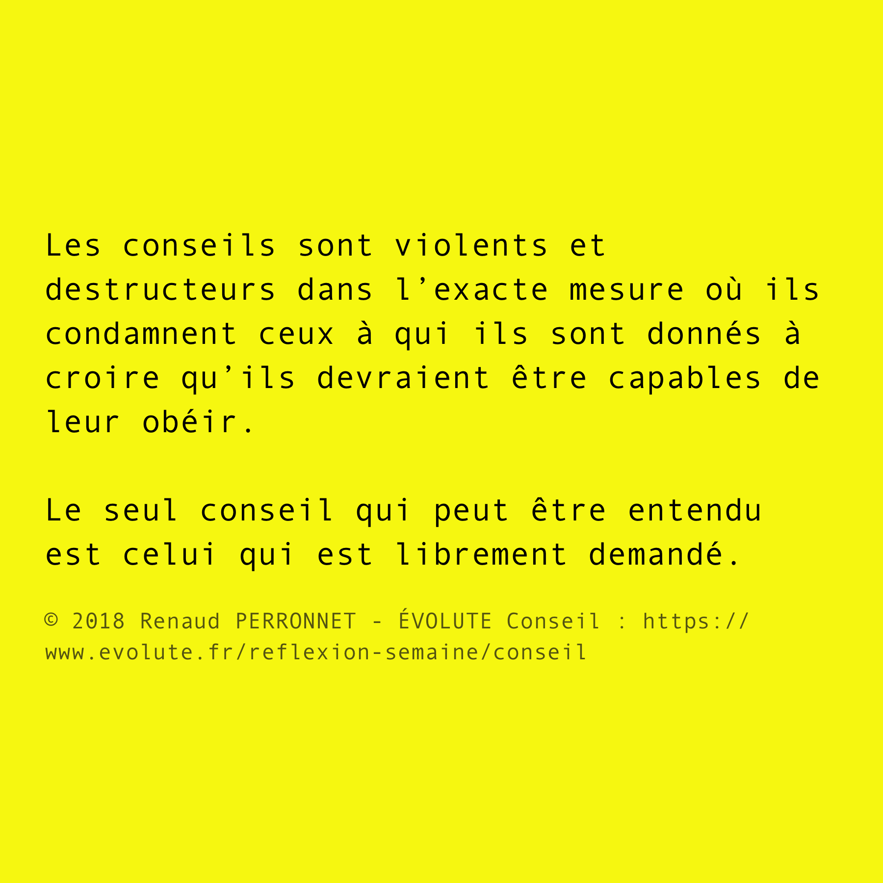 Conseiller ?