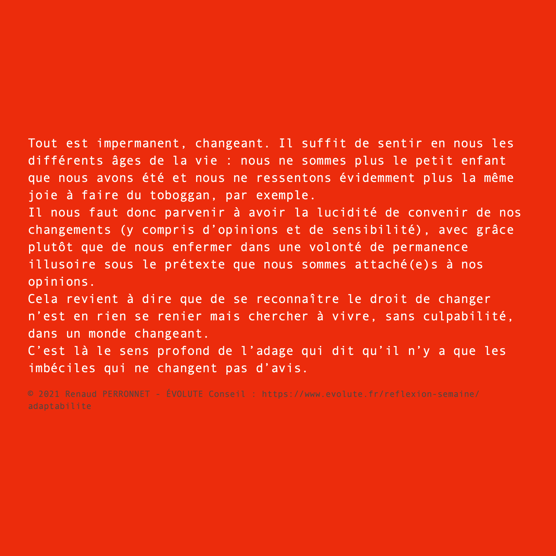 Droit au changement