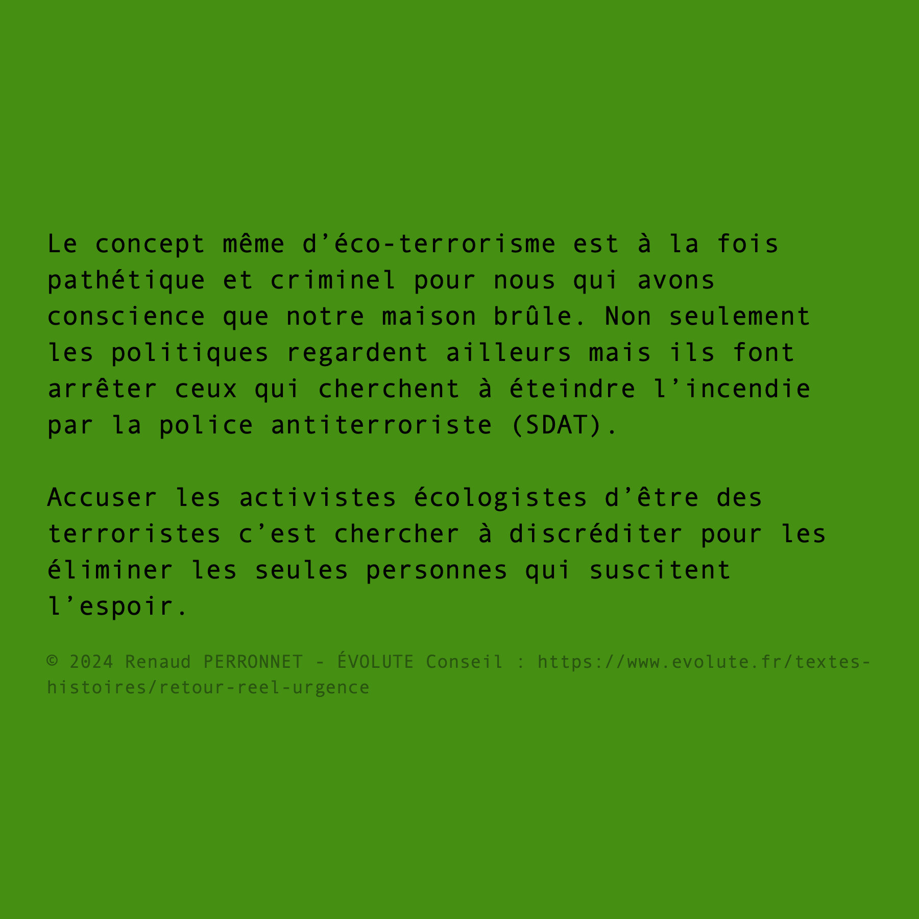 Eco-terrorisme