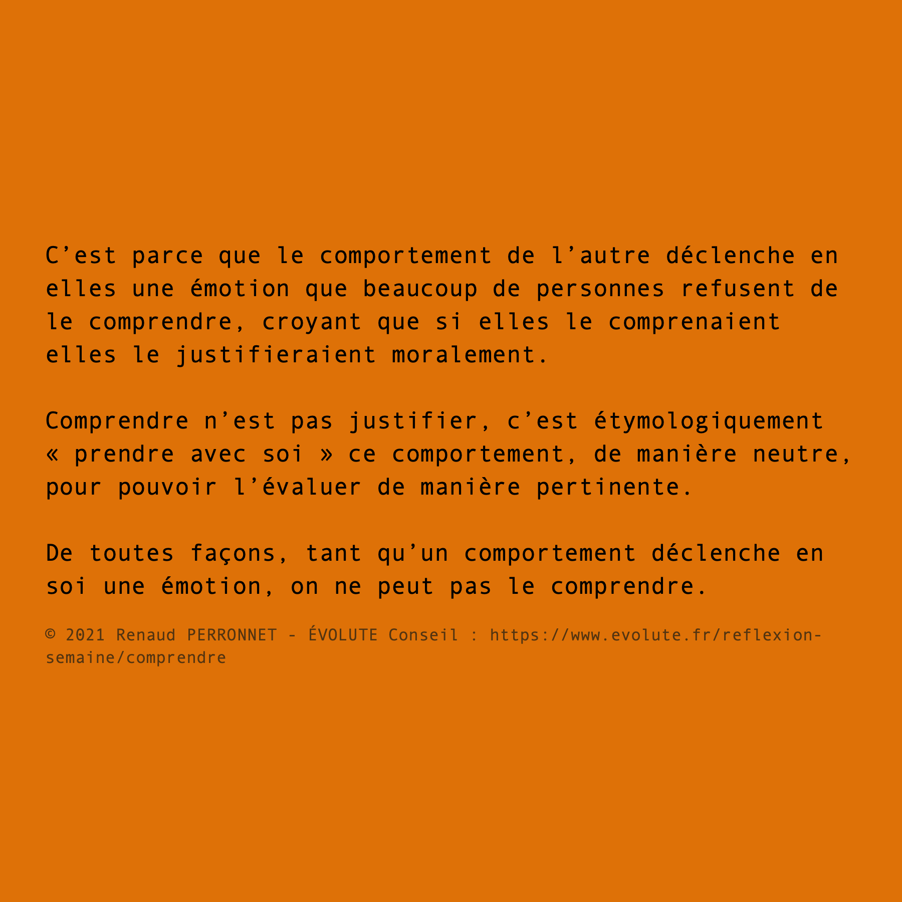 Comprendre l'autre