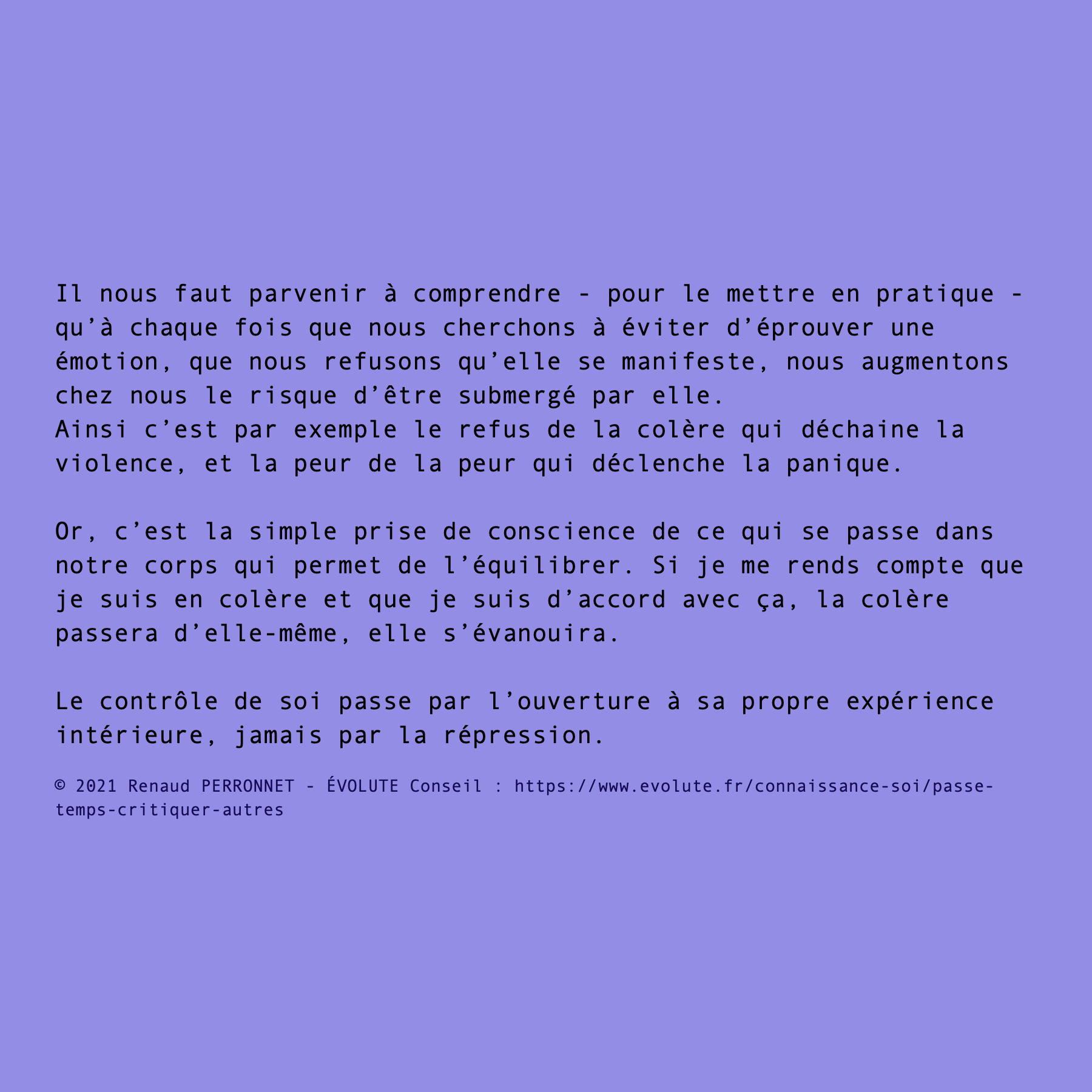 Contrôle de soi