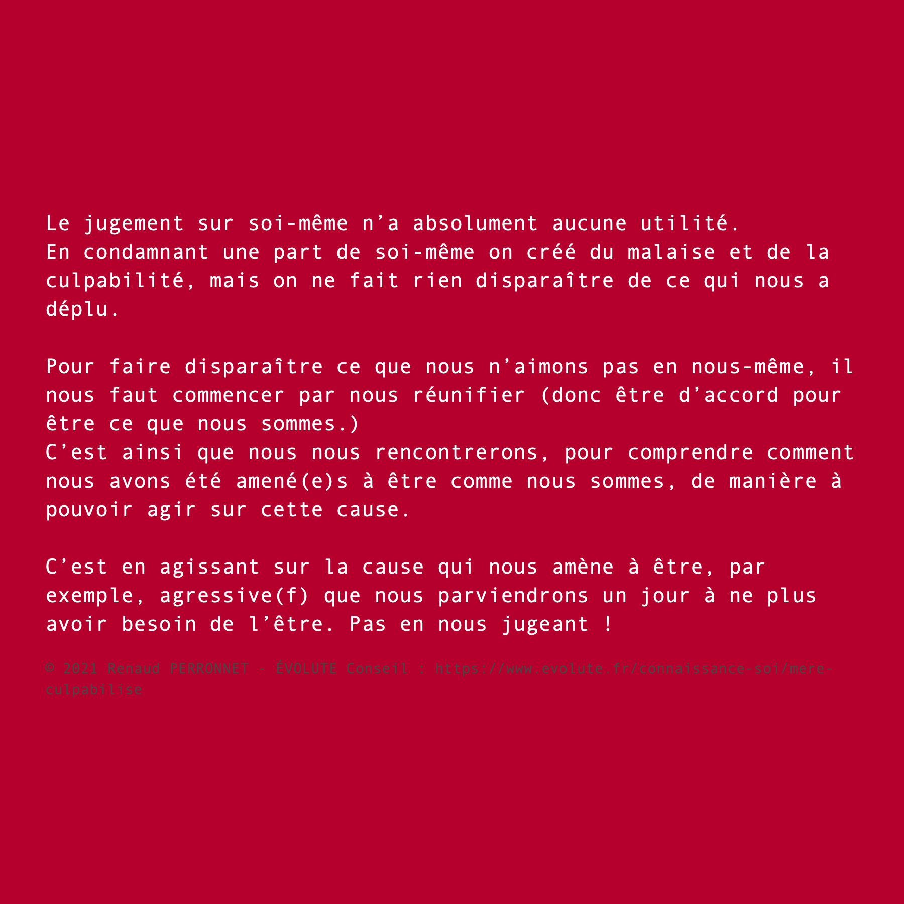 Jugement sur soi
