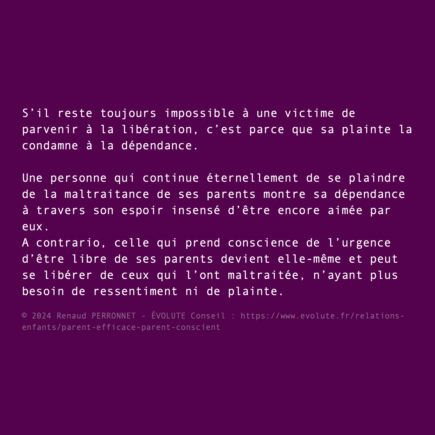 Être libre de ses parents