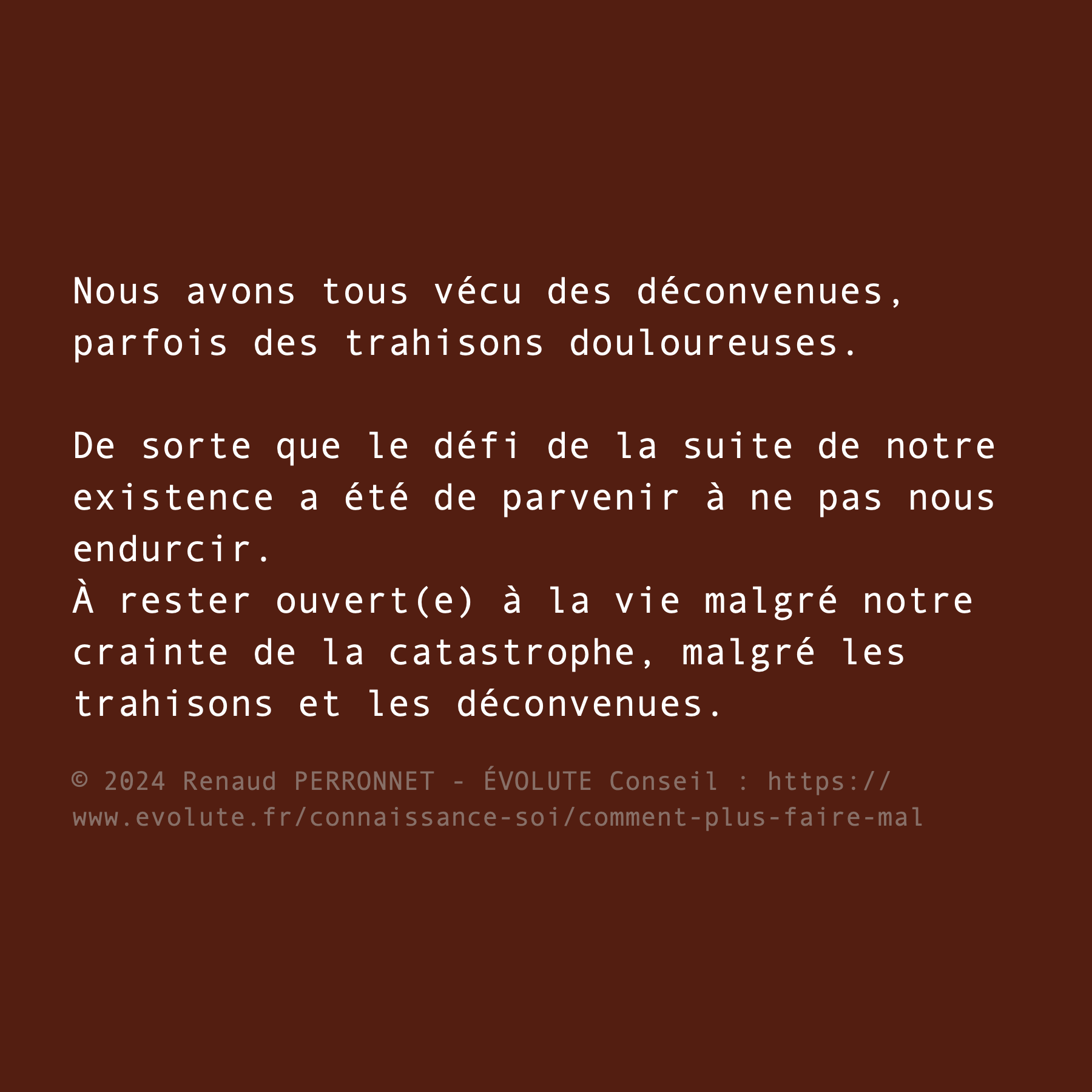 Notre défi