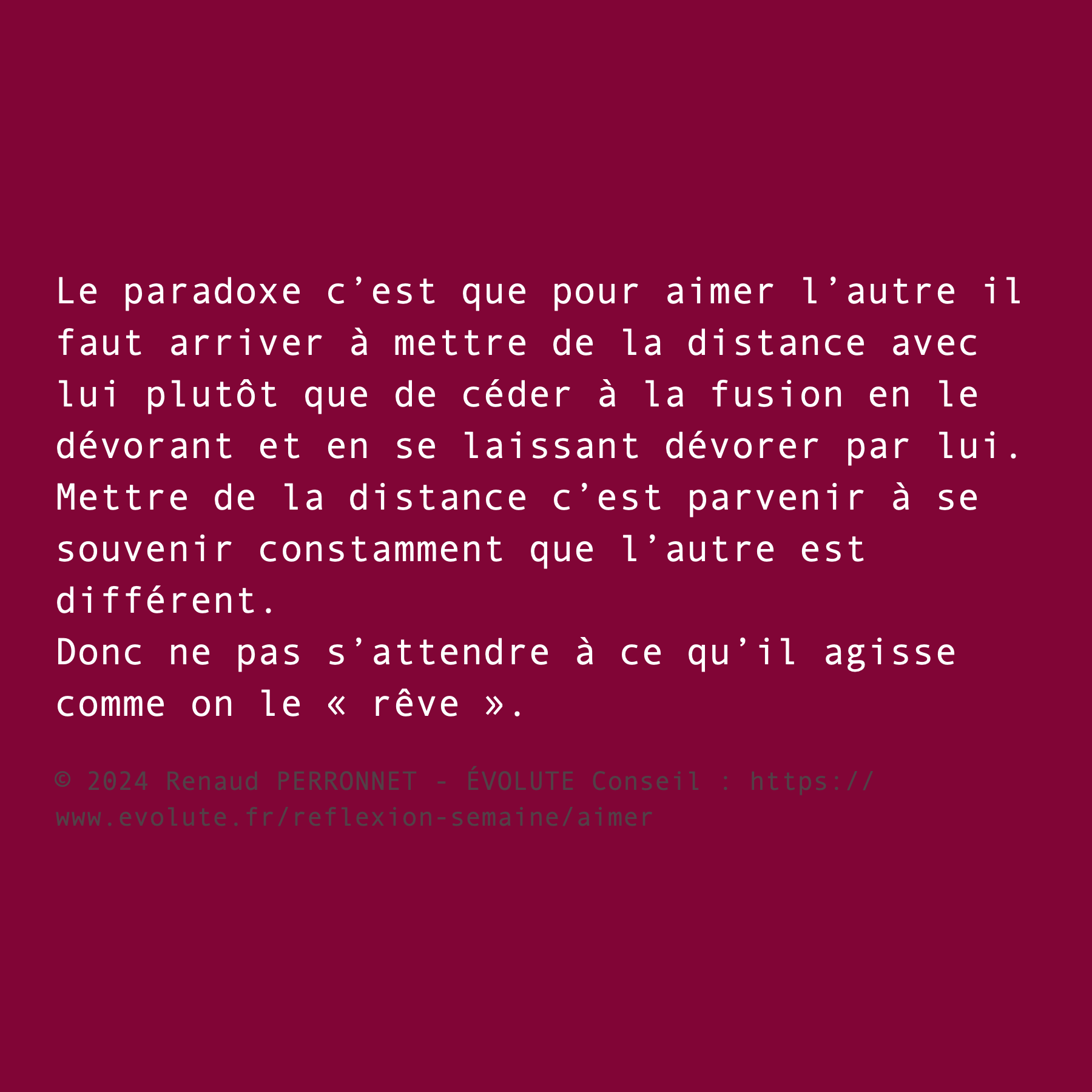 Le paradoxe d'aimer