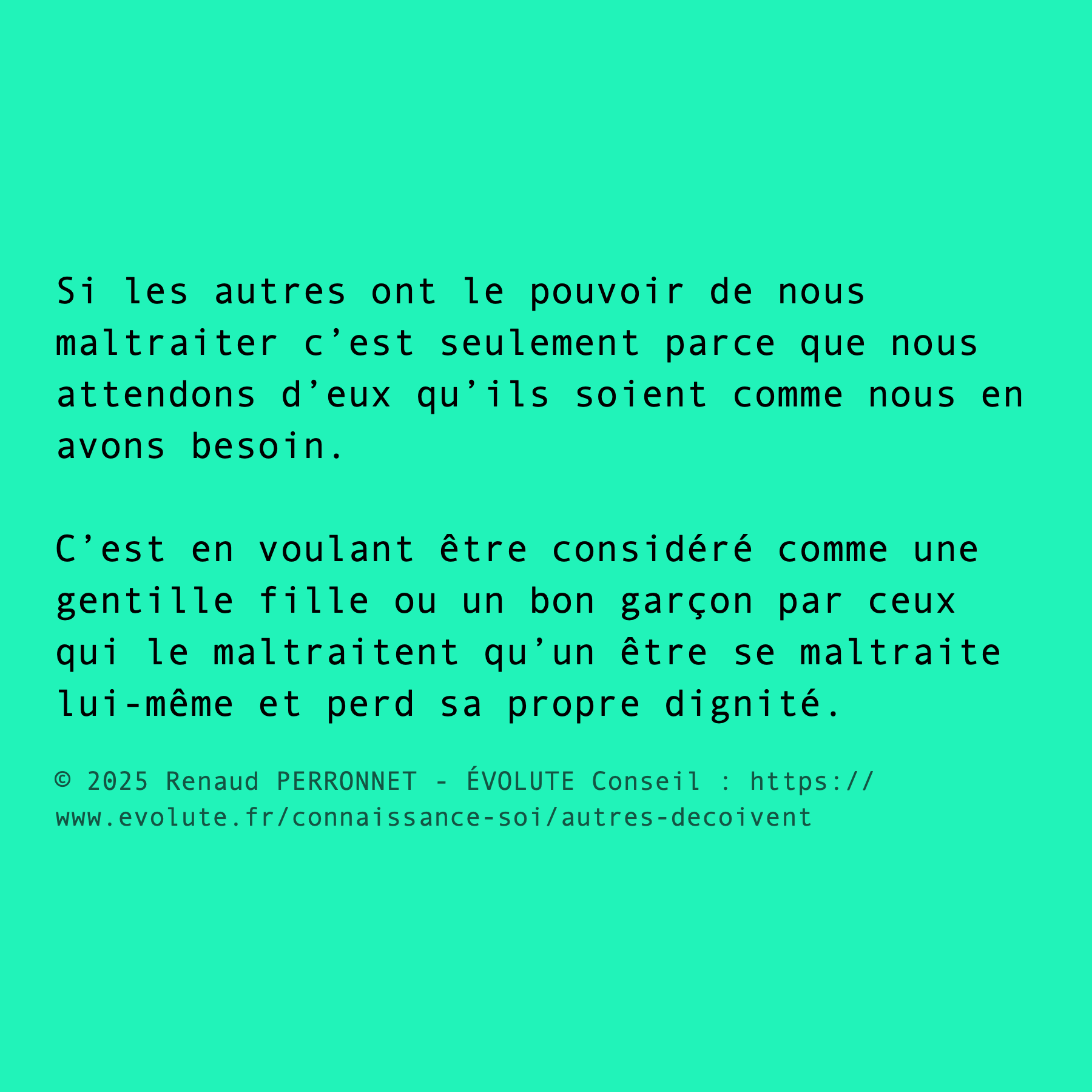 Le pouvoir de nos attentes
