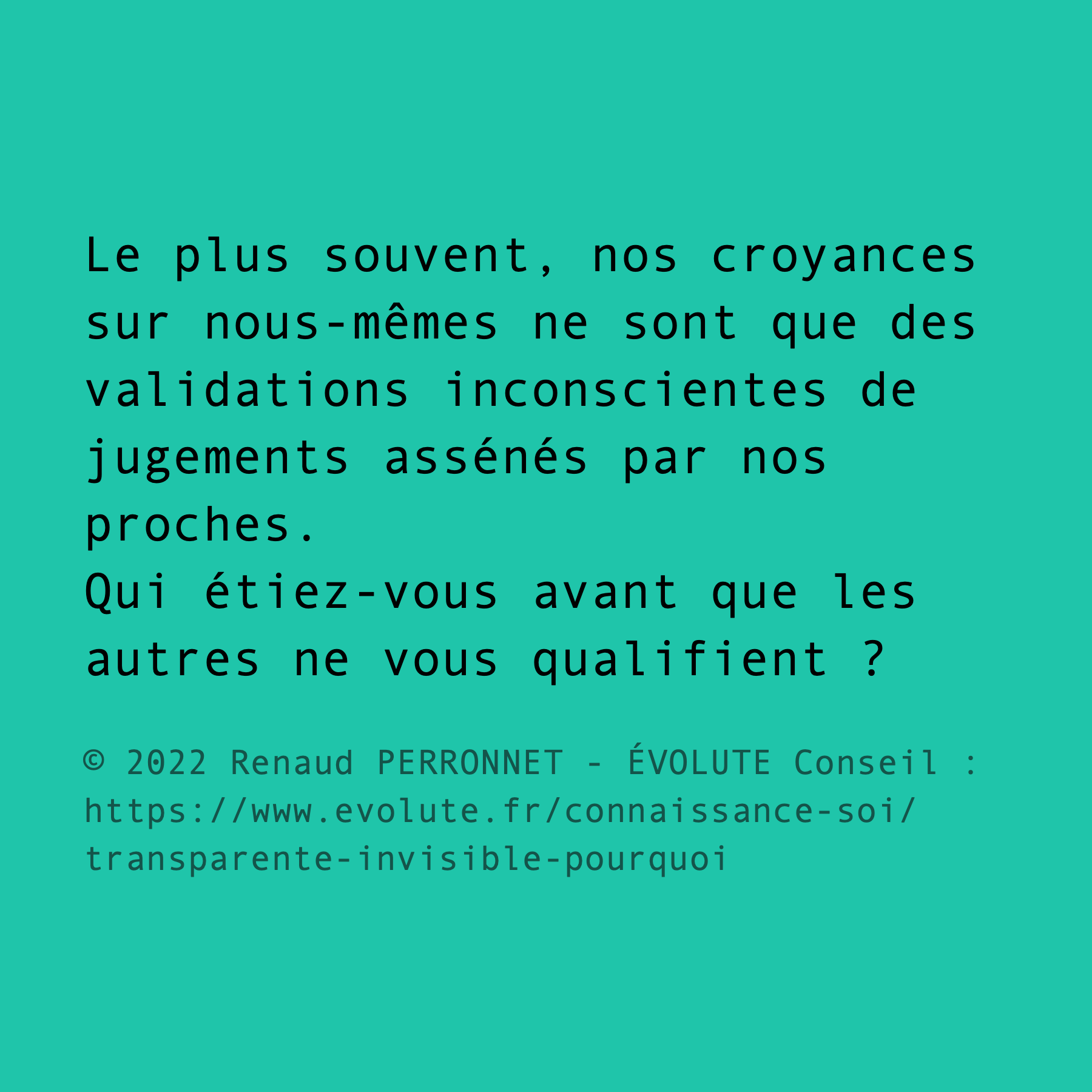 Qui suis-je ?