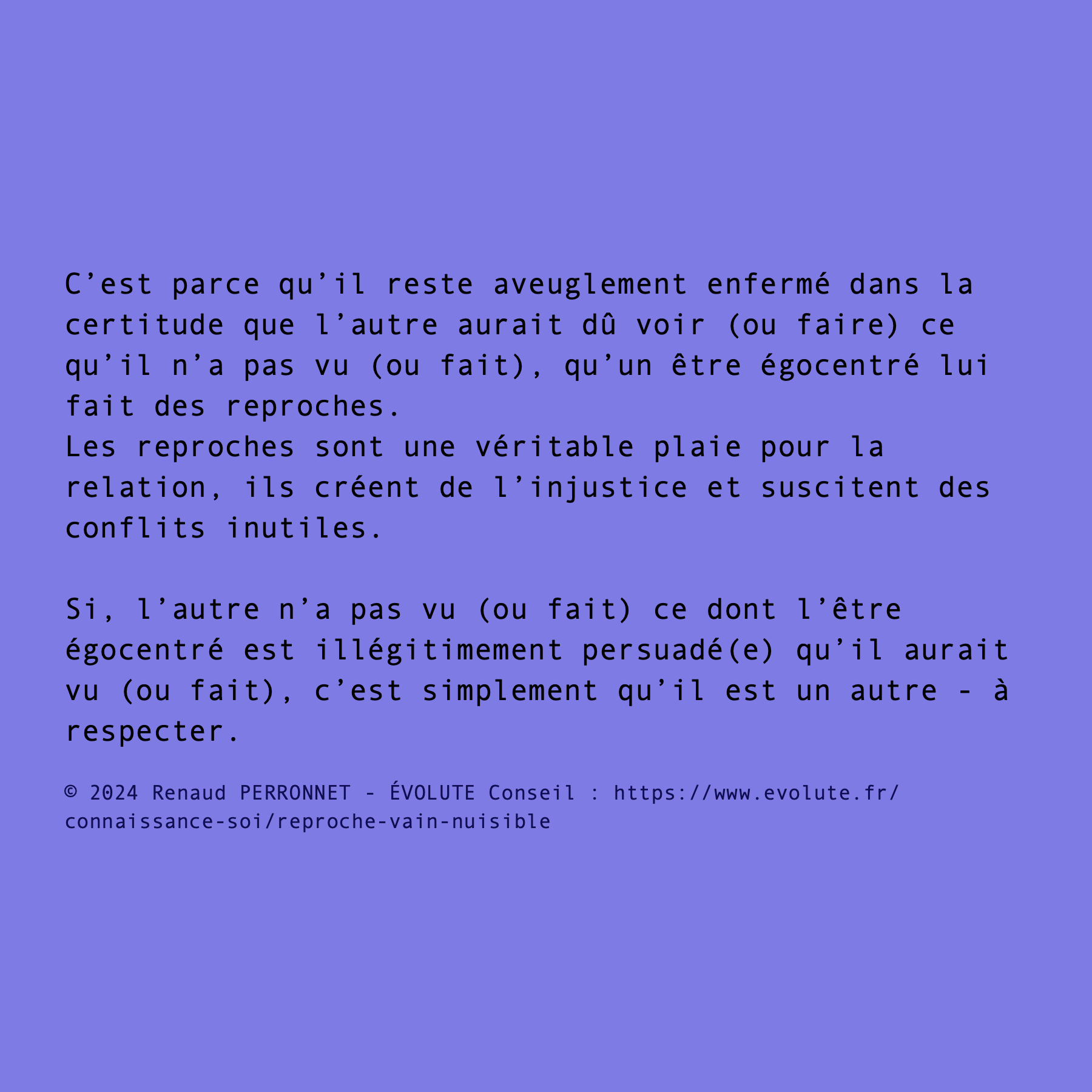 Reproches