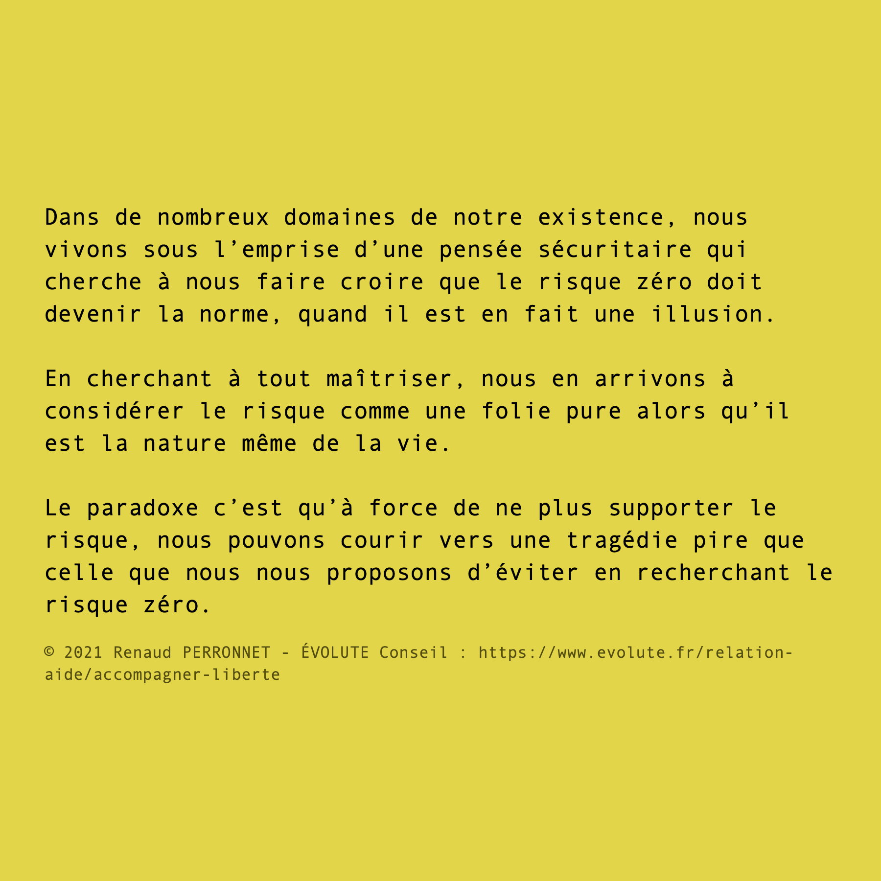 Risque zéro