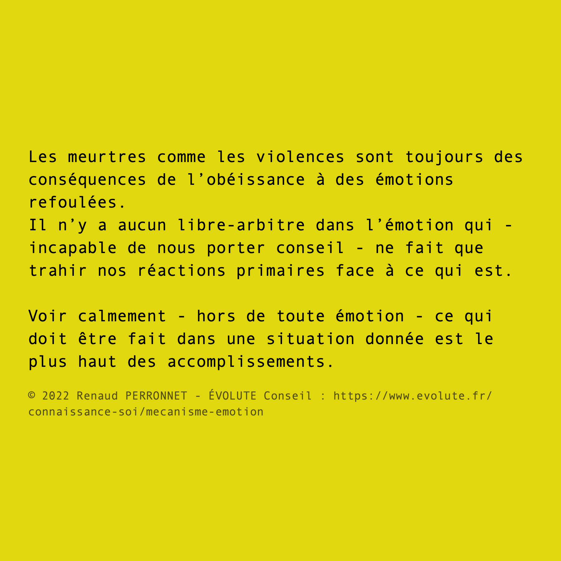 Émotion ou pas ?