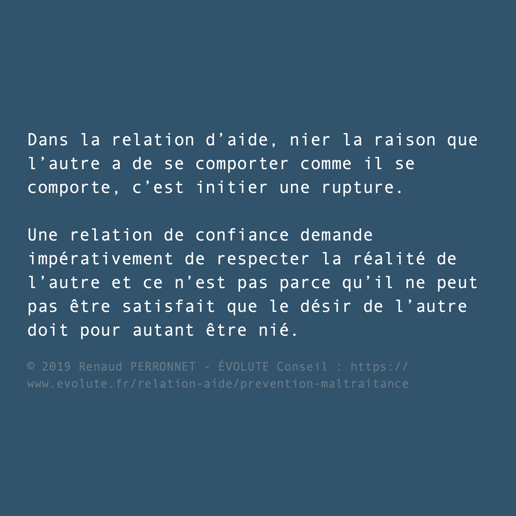 Entendre le désir de l'autre
