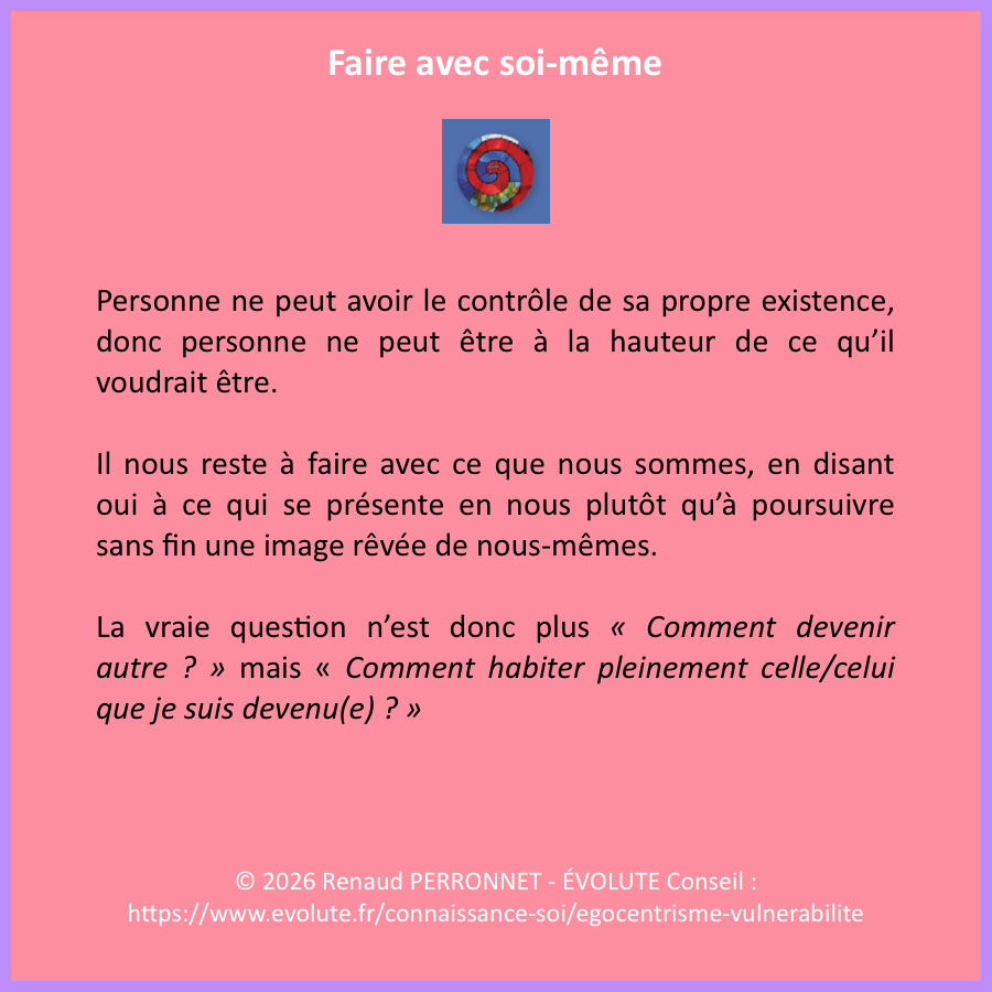 Faire avec soi-même 1