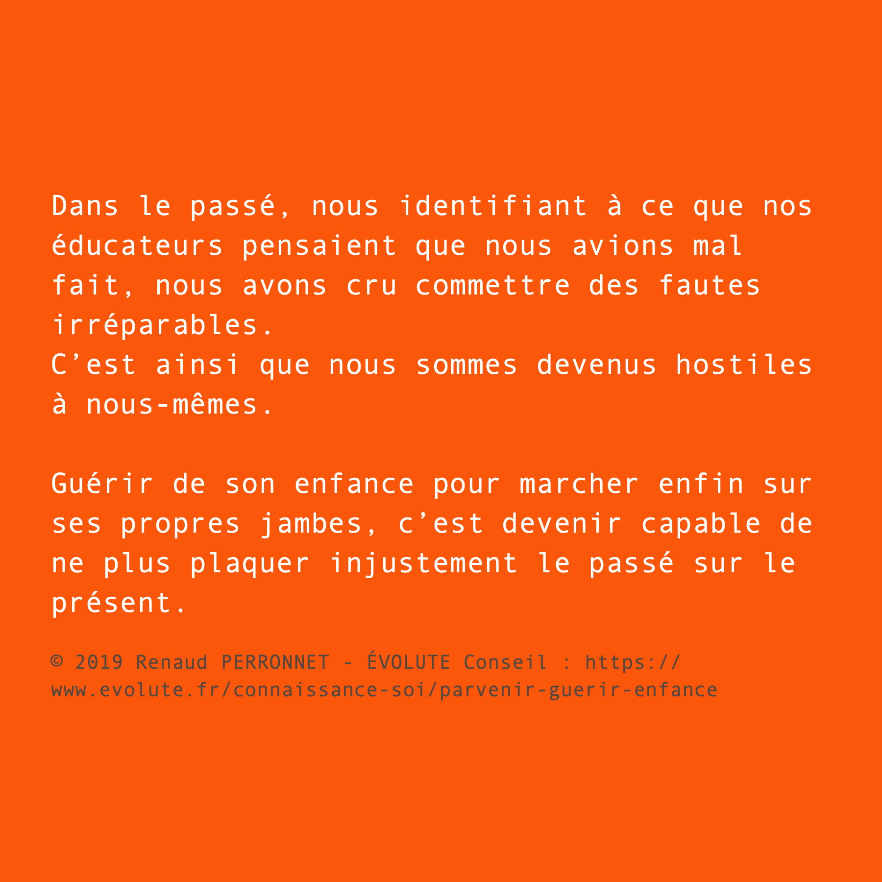 Guérir de son enfance