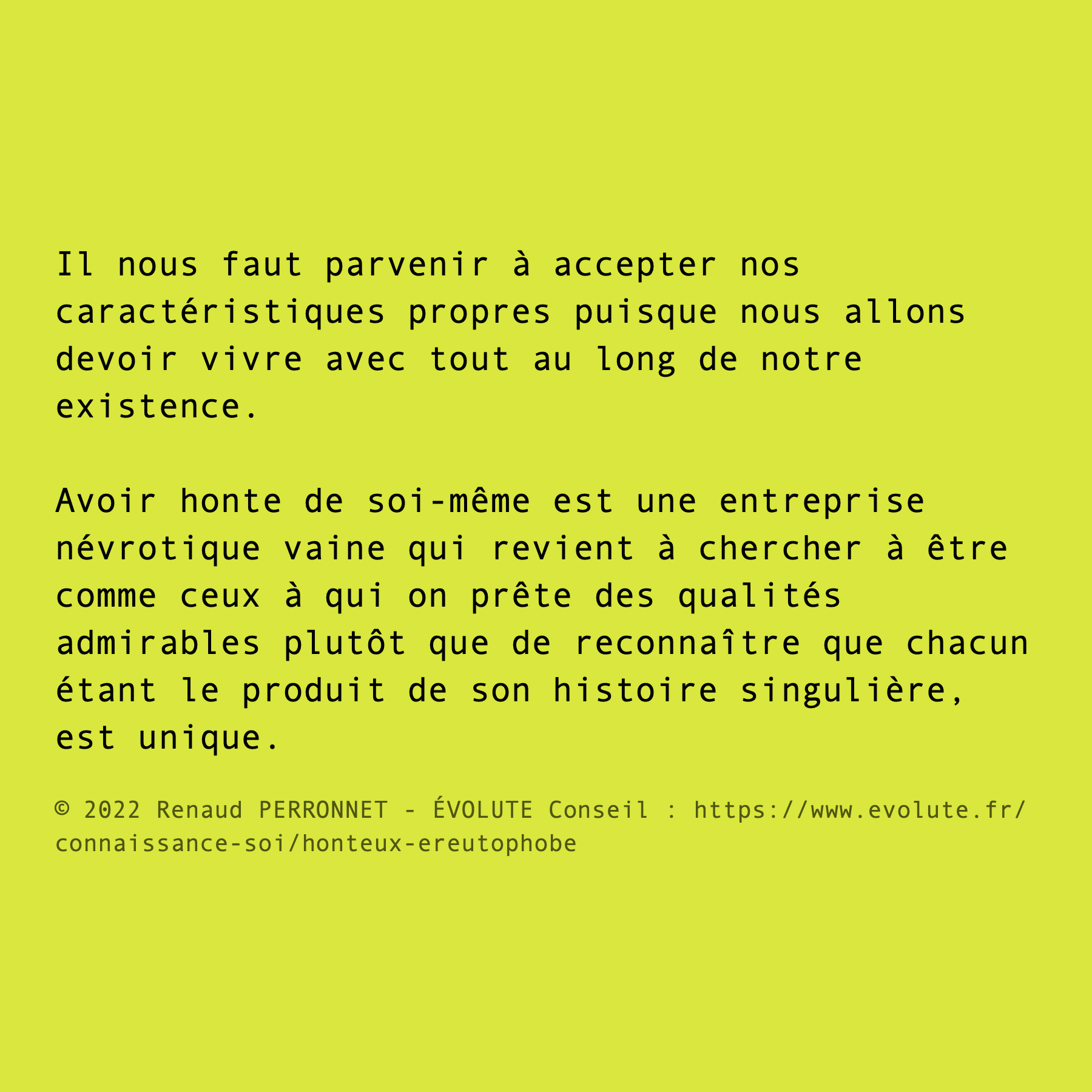 Honte de soi