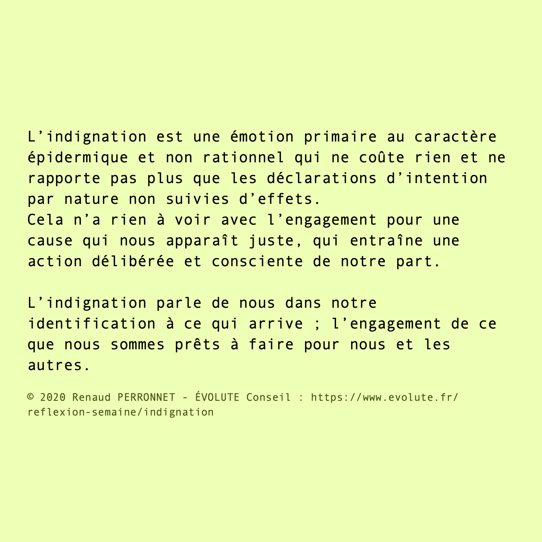 Indignation