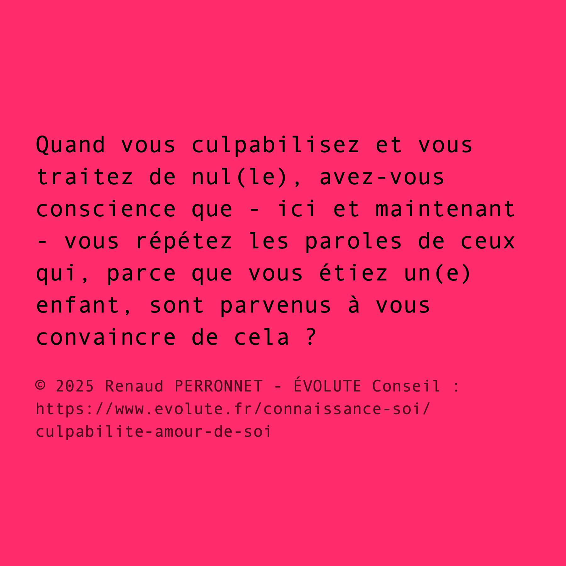 Je suis nul(le)