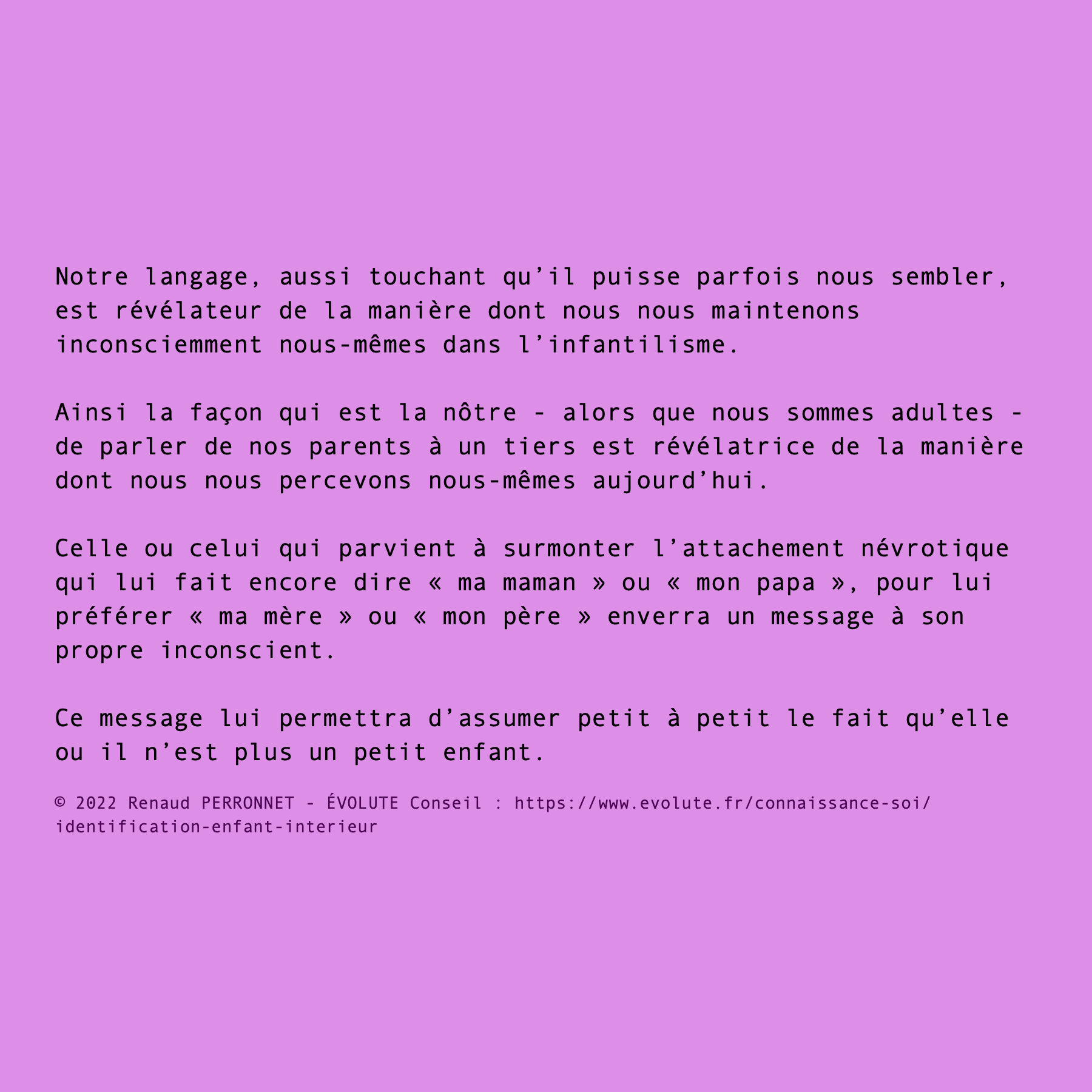 « Ma maman »