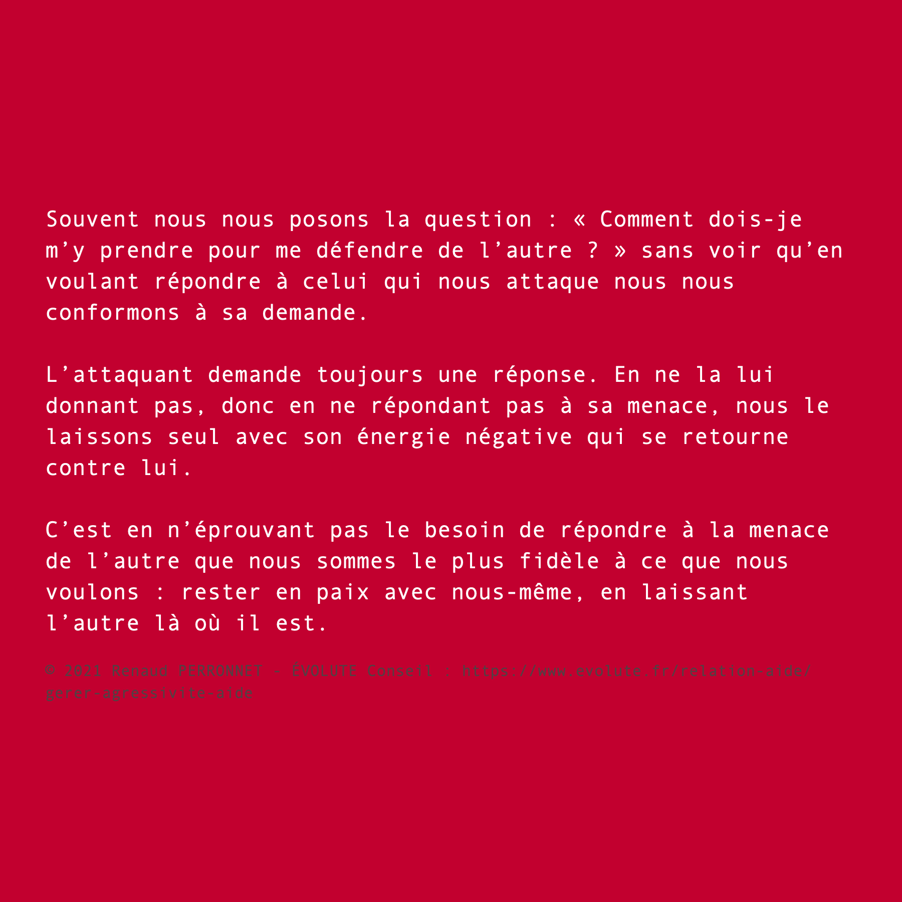 Ne pas répondre
