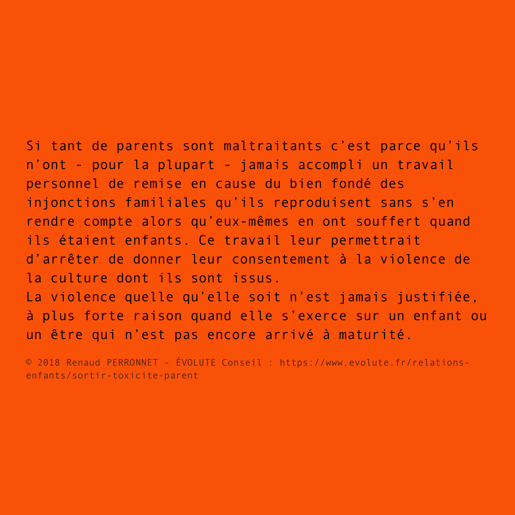 Parents maltraitants