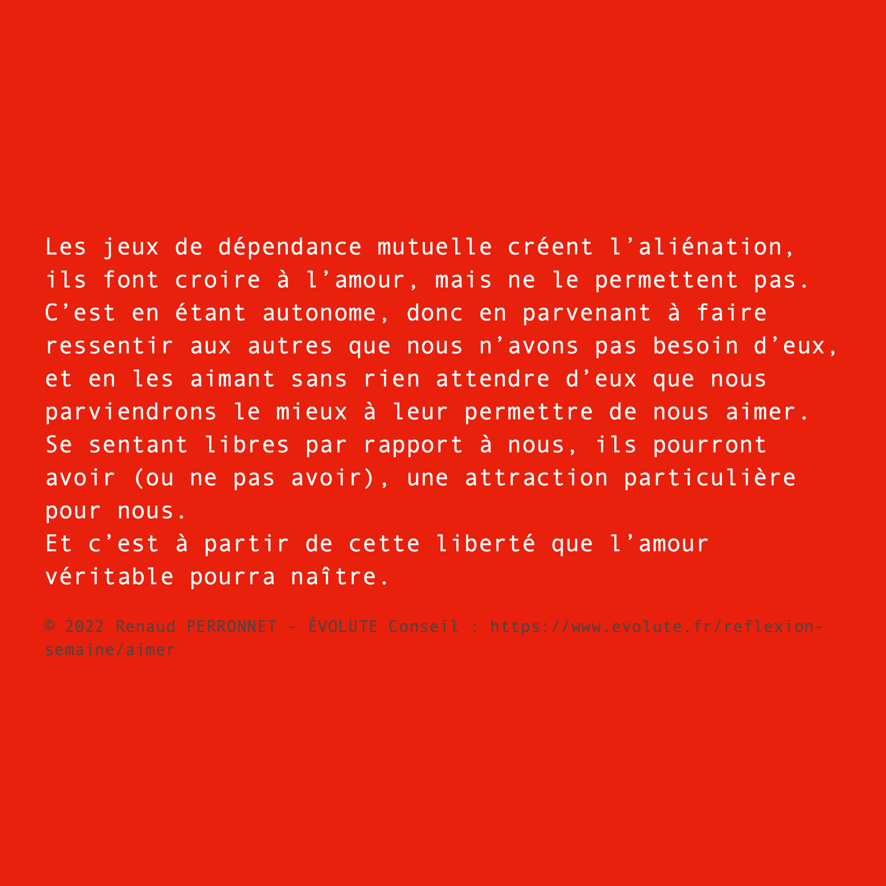 Comment parvenir à l'amour ?