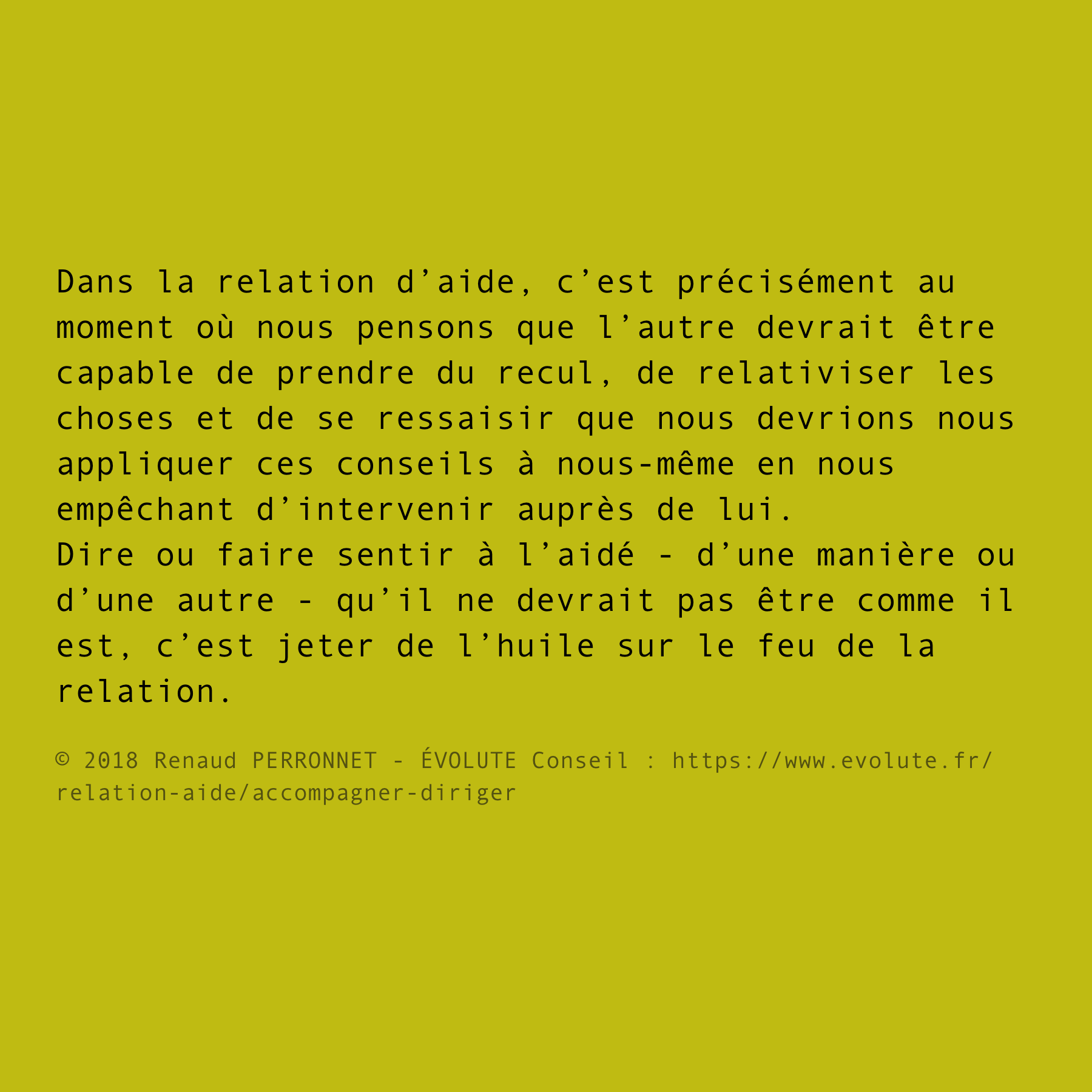 Prendre du recul
