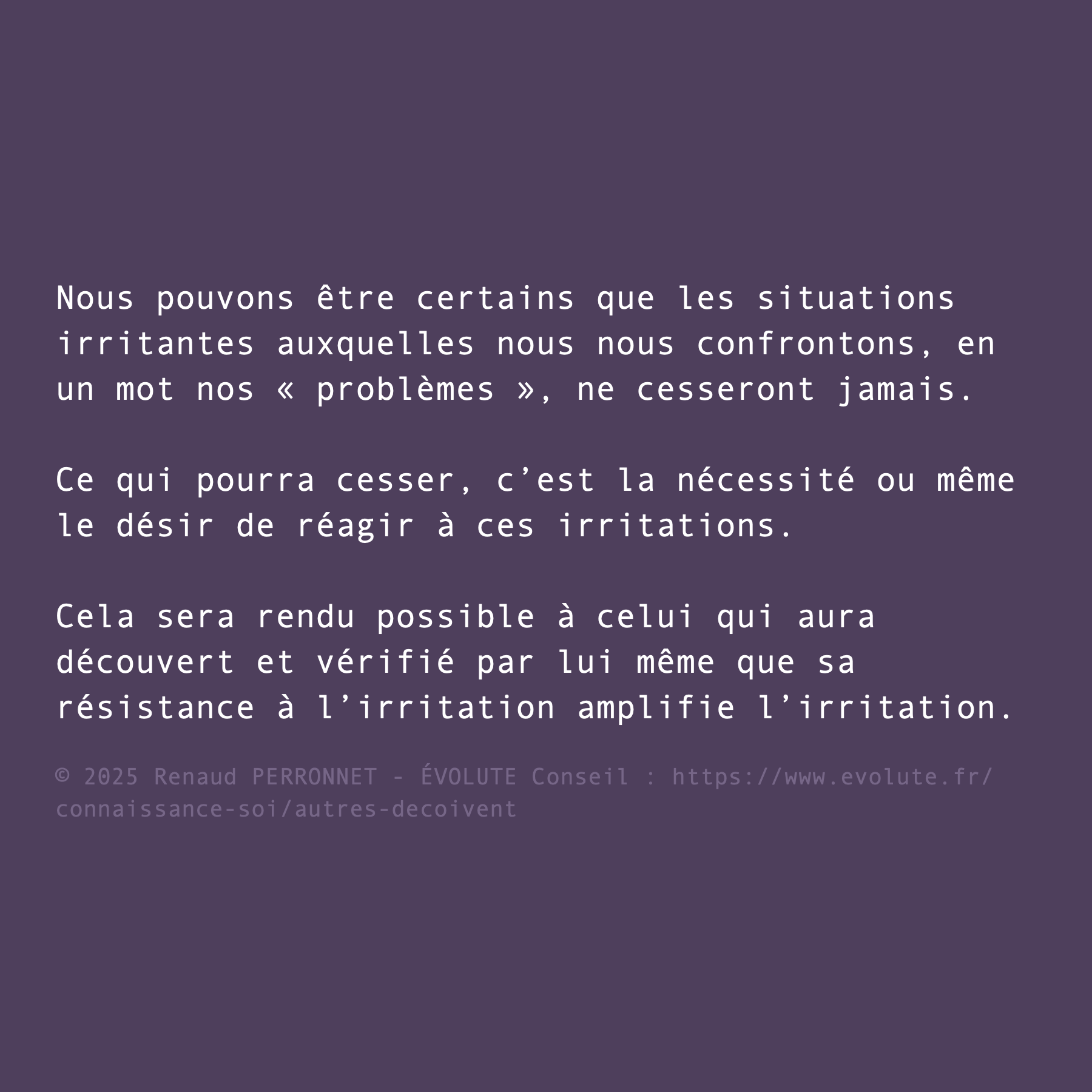 Pas de résistance