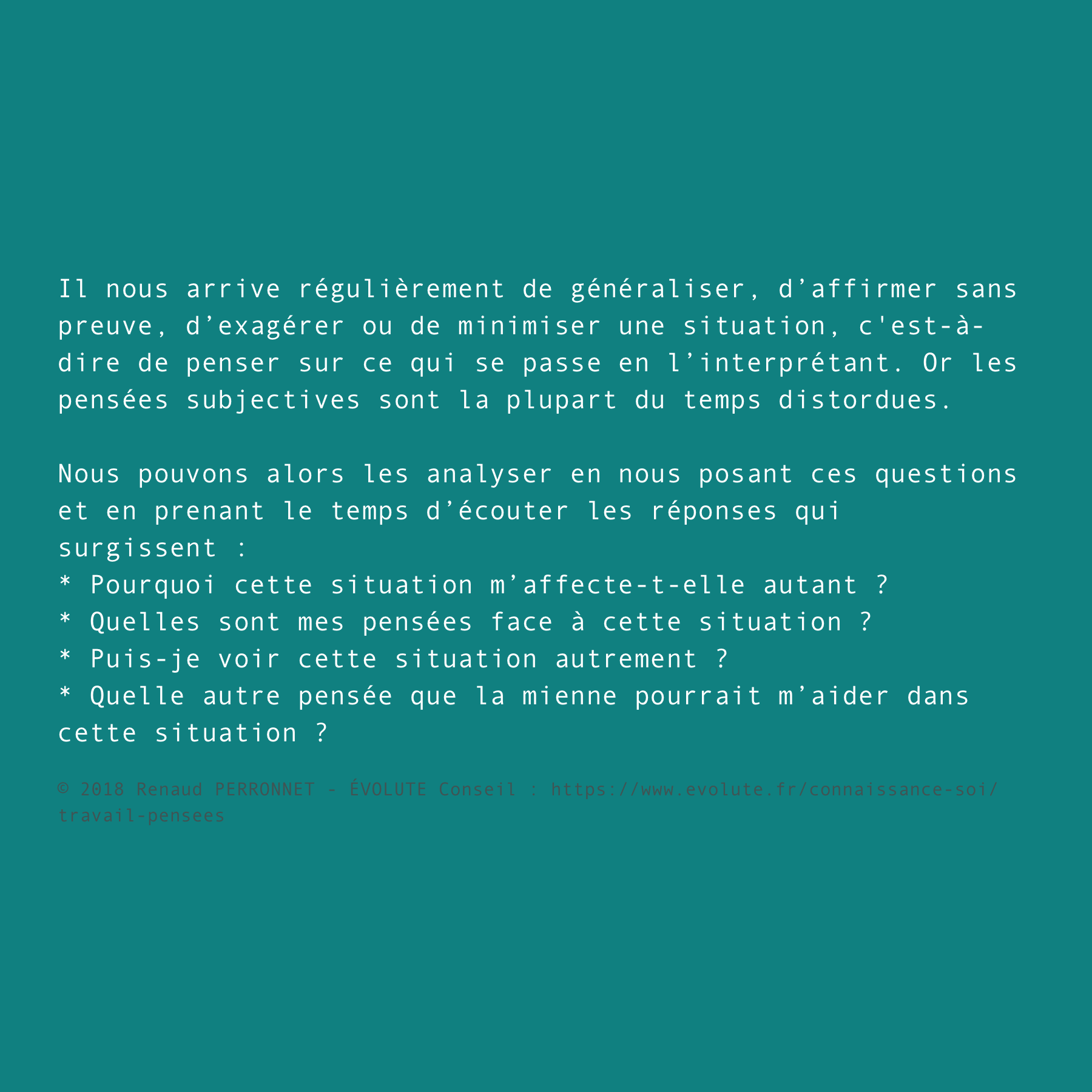 Se recadrer soi-même
