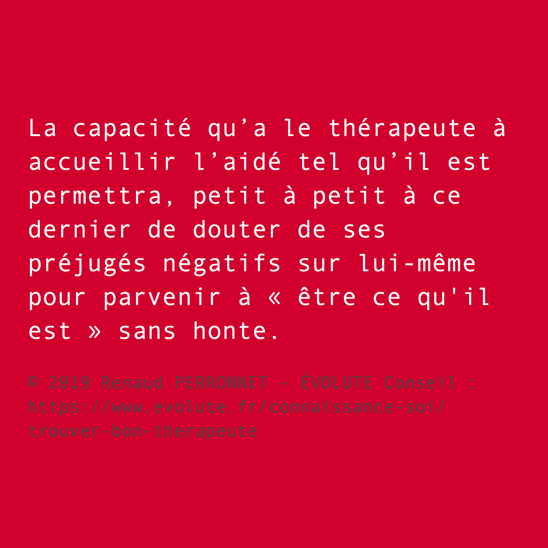 Thérapeute accueillant