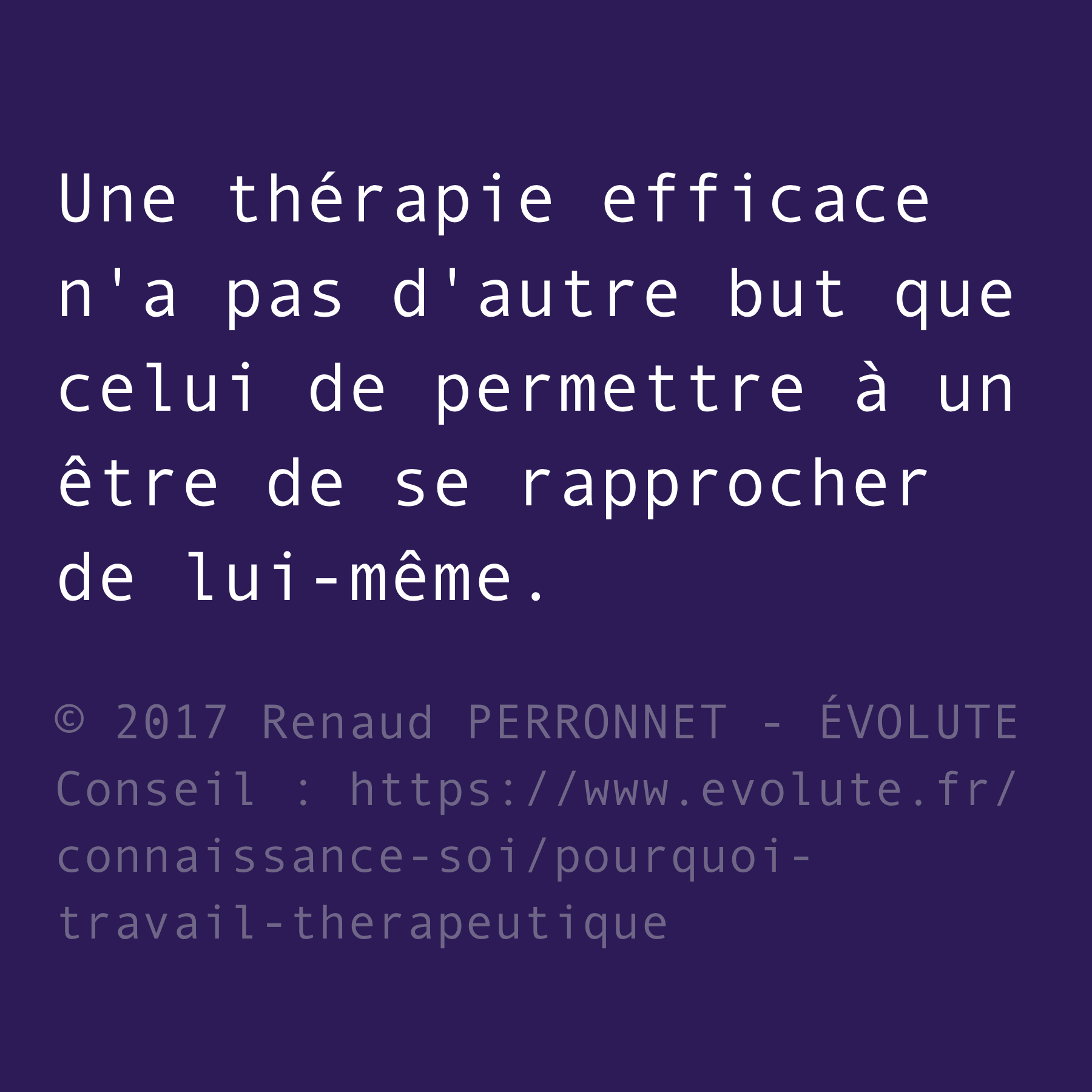 Thérapie efficace