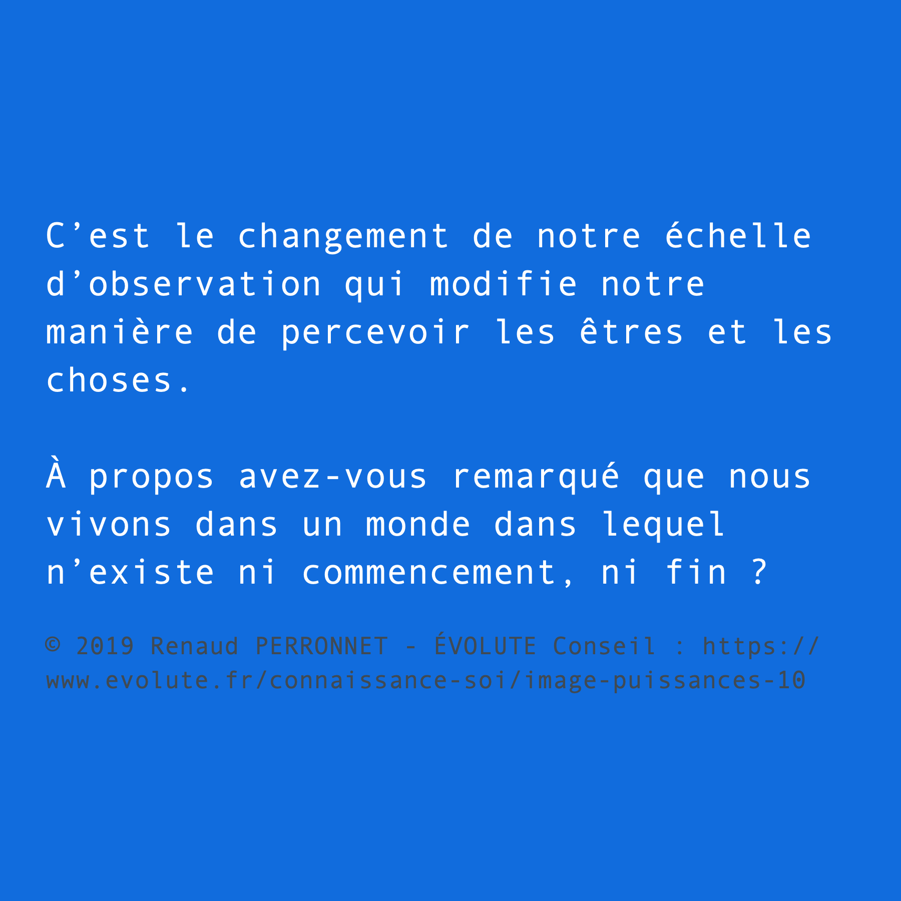 Univers infini